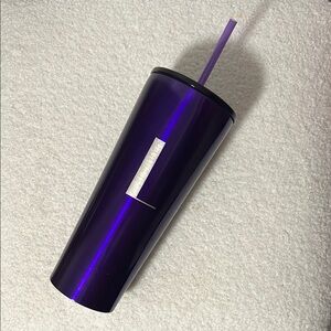 Purple Tumbler with Lid